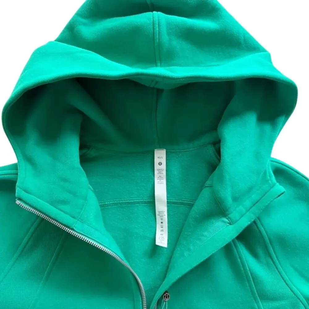 Lululemon Scuba Oversized Half-Zip Hoodie Cascadia Green Size XS/S Sweatshirt